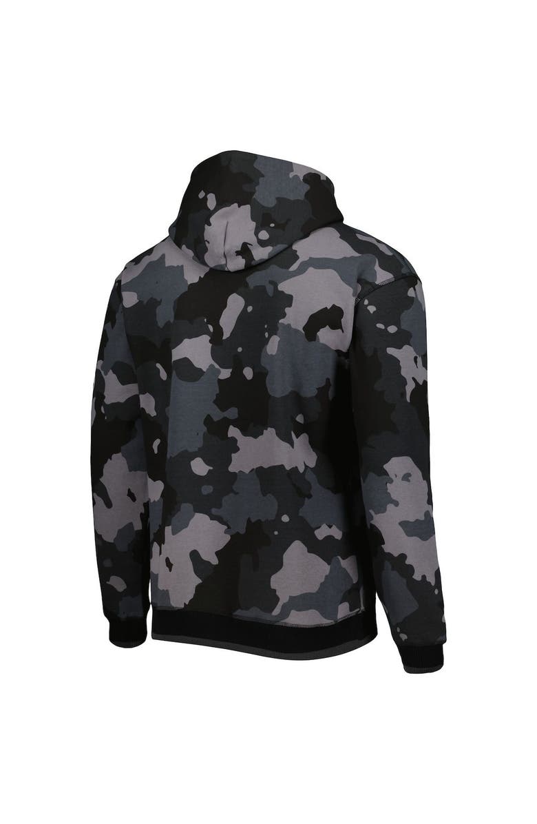 THE WILD COLLECTIVE Men's The Wild Collective Black Pittsburgh Steelers Camo Pullover Hoodie, Alternate, color, 