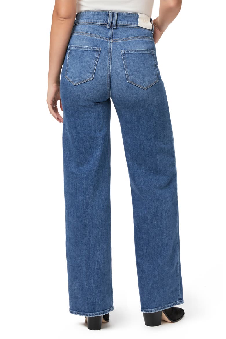Sasha High Waist Wide Leg Jeans, Alternate, color, STEFANIA DISTRESSED