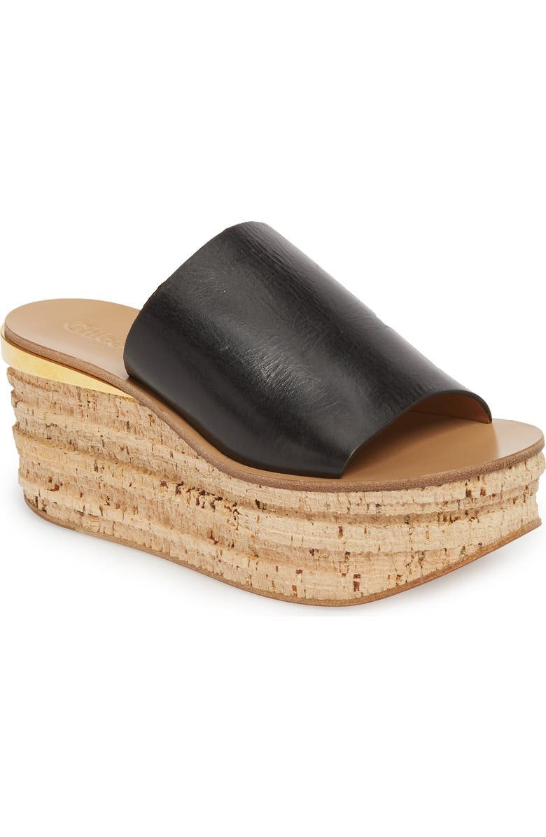 Chloé Camille Platform Slide Sandal, Main, color,
