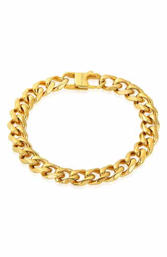 INVICTA Mens' 11mm Curb Chain Link Bracelet