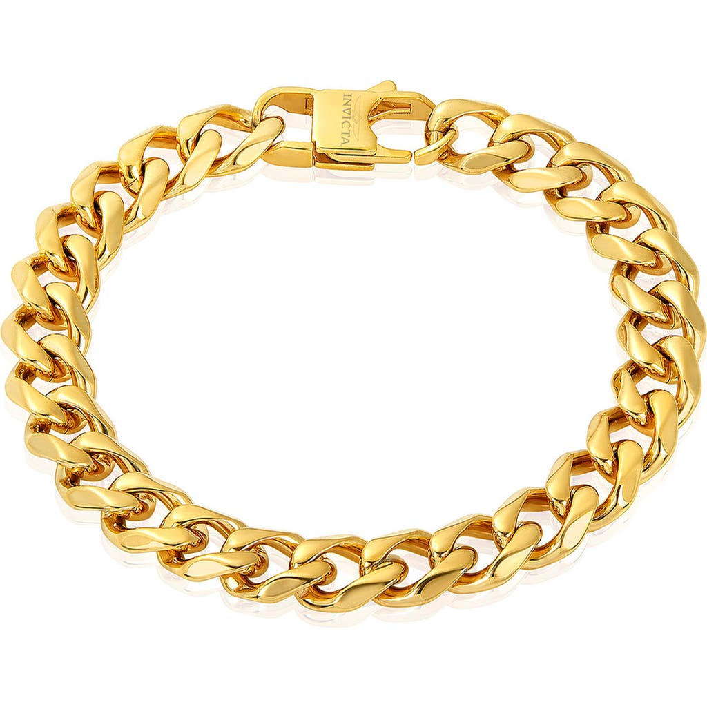 West Coast Jewelry Mens' 11mm Curb Chain Link Bracelet In Gold
