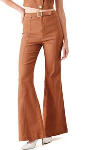 FREEMARKET Belted Flare Leg Pants