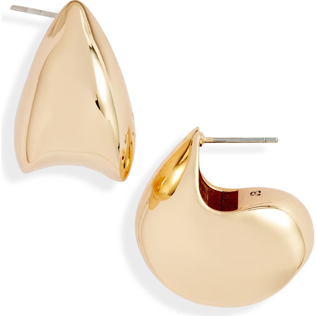 Jenny Bird Nouveaux Puff Earrings Gold In Gold