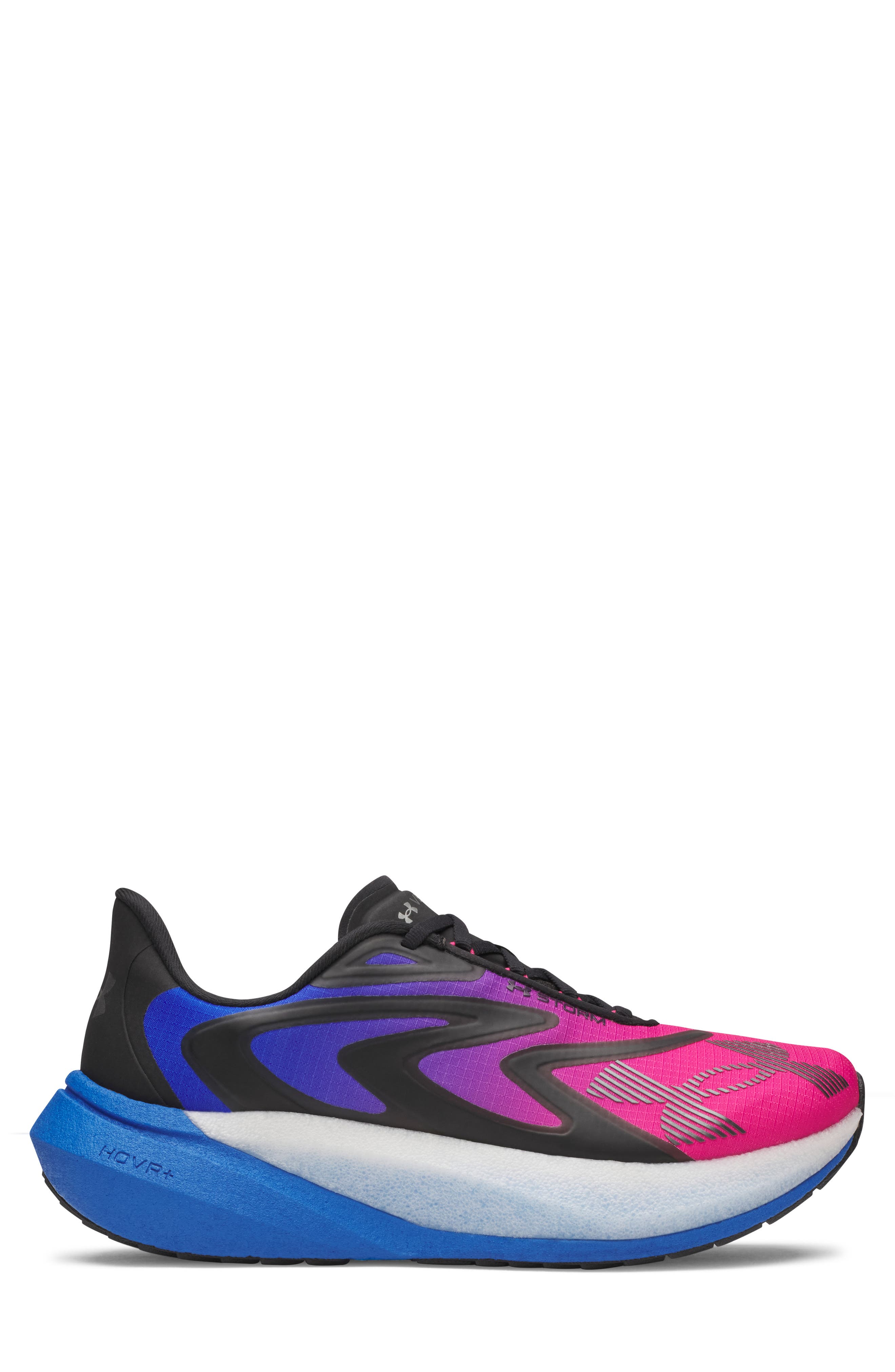 UA Velociti Distance Storm Water Resistant Running Shoe, Alternate, color, BLACK MULTI