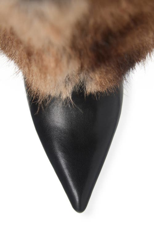 JEFFREY CAMPBELL JEFFREY CAMPBELL THERMAL FAUX FUR CUFF BOOTIE