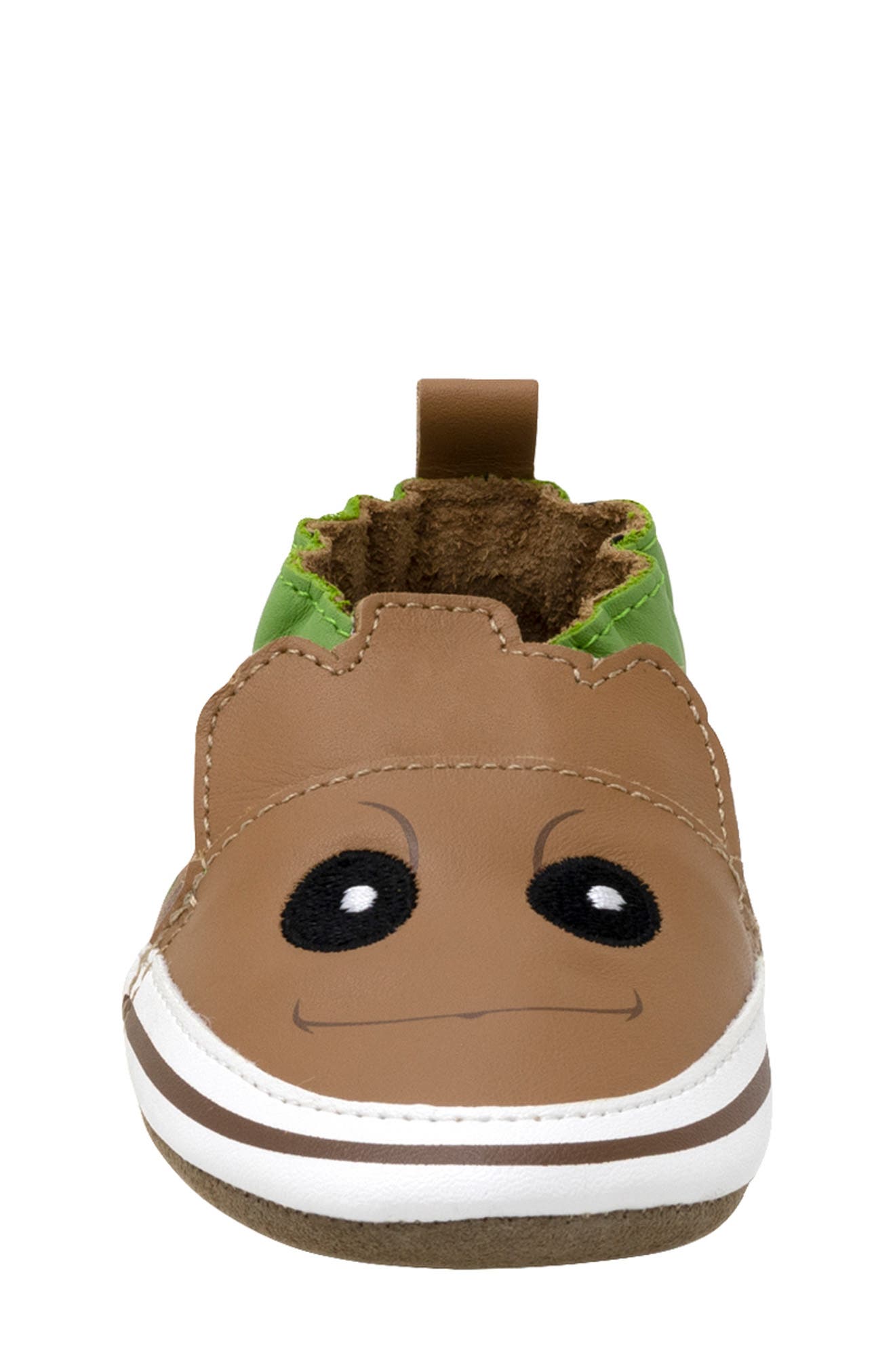 Robeez<sup>®</sup> x Marvel Groot Crib Shoe, Alternate, color, 