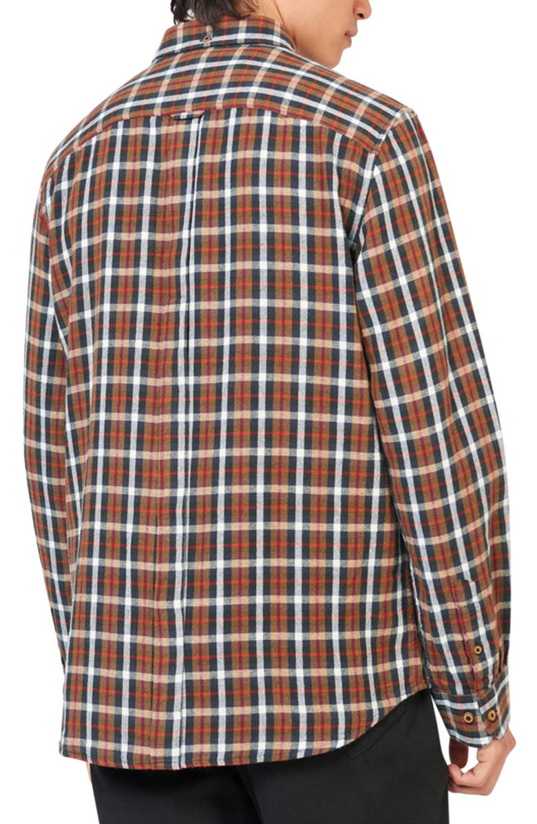 Ben Sherman Herringbone Check Button-Down Shirt, Alternate, color,
