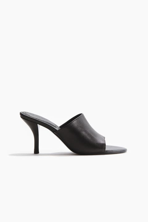 Heeled Leather Sandals