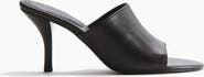 H&M Heeled Leather Sandals