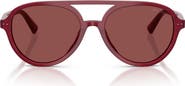 Jimmy Choo 55mm Pilot Sunglasses