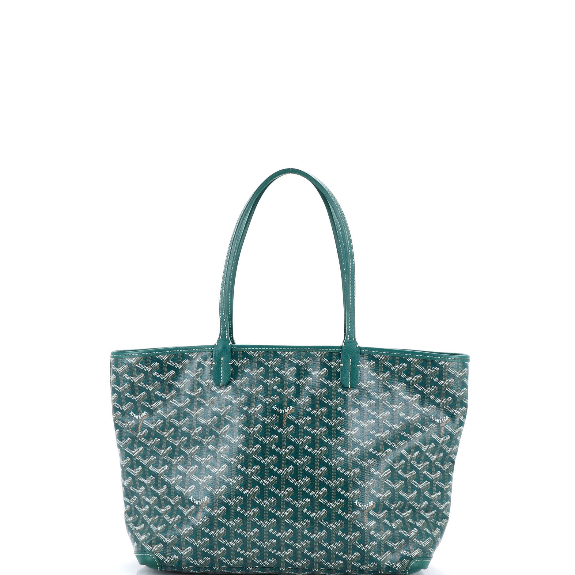 Pre-Owned Goyard Artois Tote Coated Canvas PM, Main, color, Green