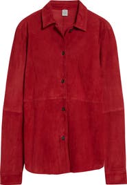 TOTEME Soft Suede Overshirt