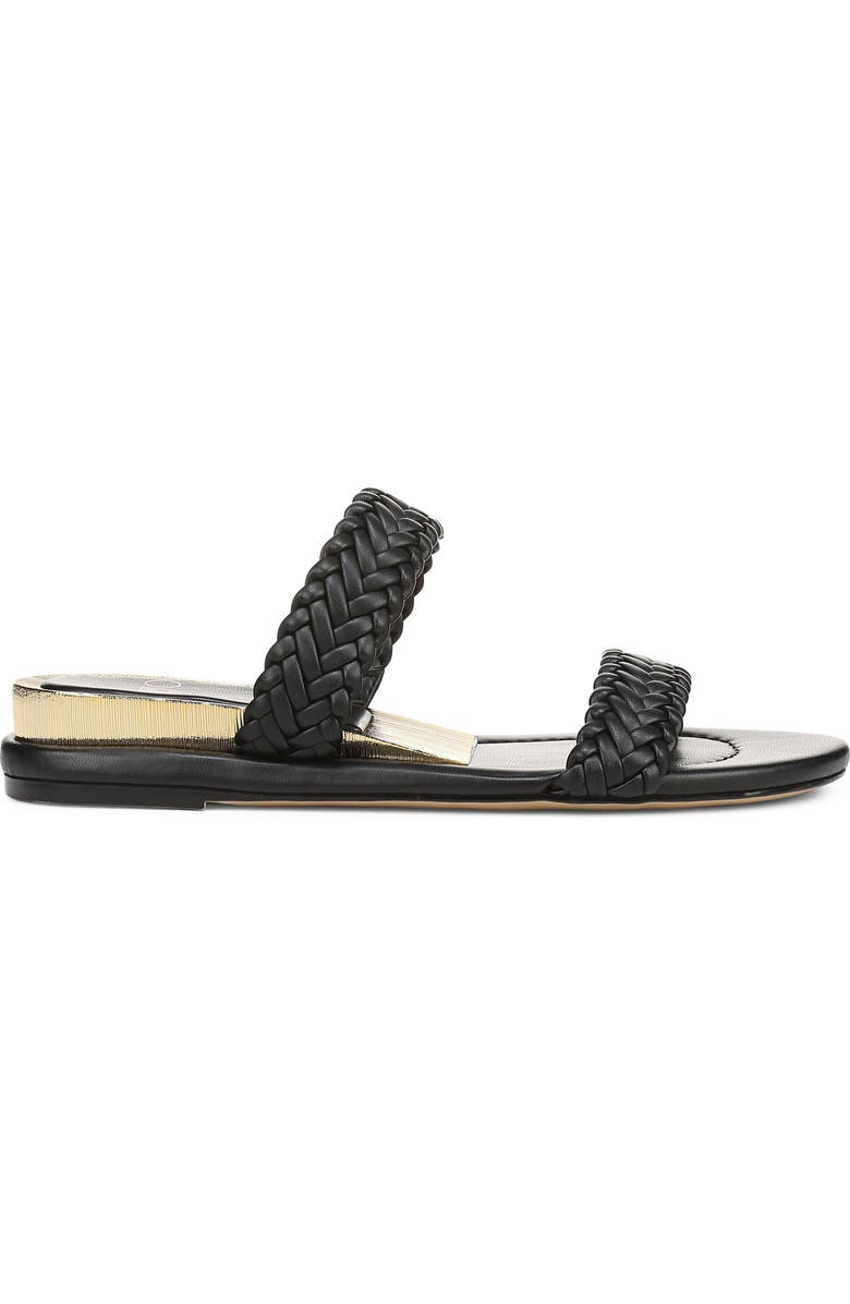 SARTO by Franco Sarto Maggie Two-Strap Wedge Sandal, Alternate, color, Black