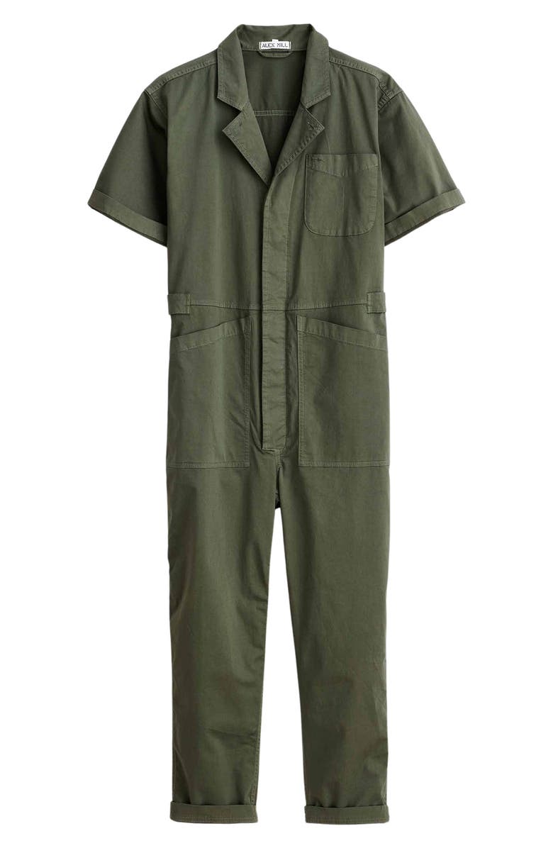 Alex Mill Romy Garment Dyed Cotton Boilersuit, Alternate, color,