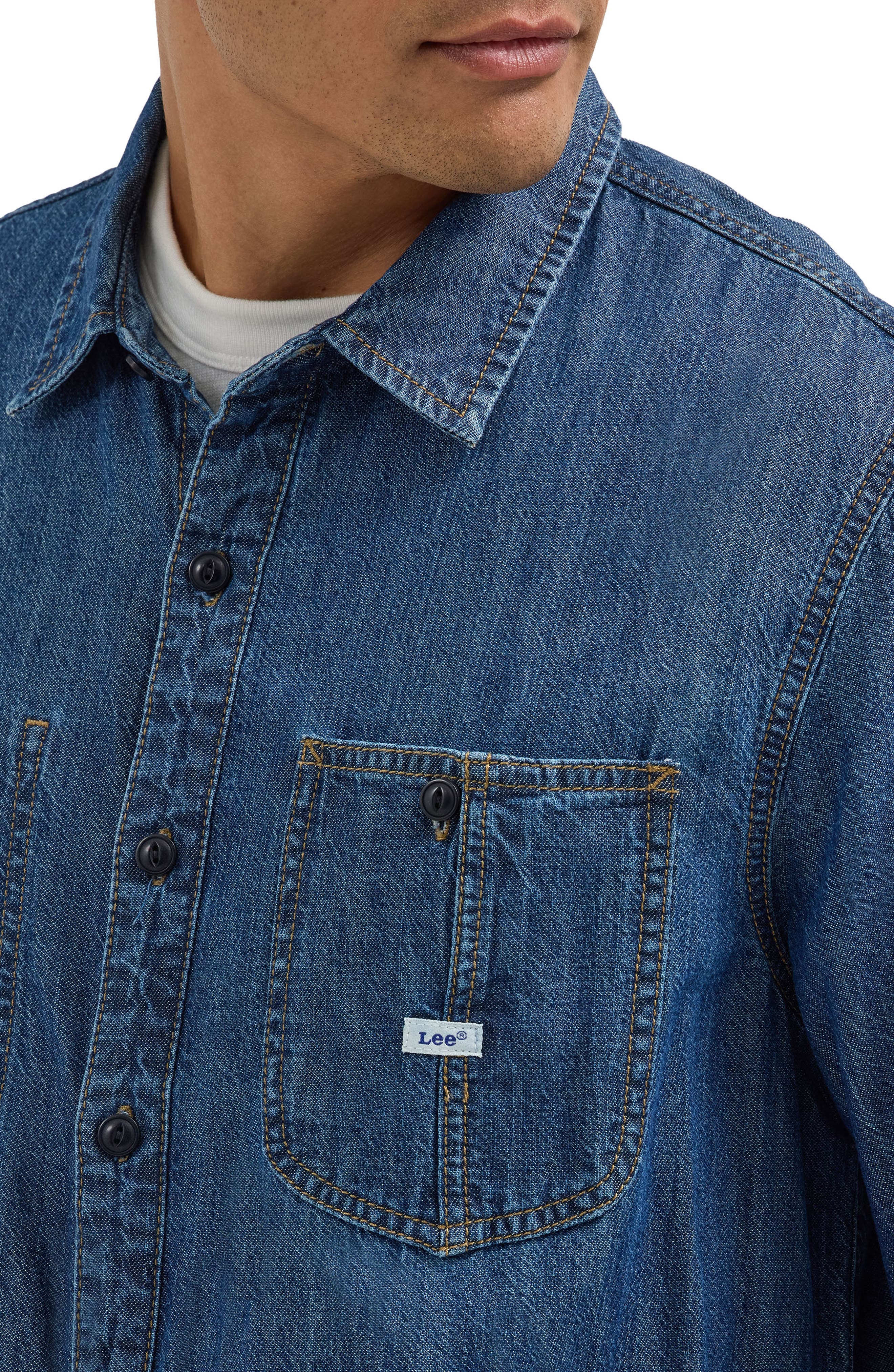 Denim Overshirt - image 2