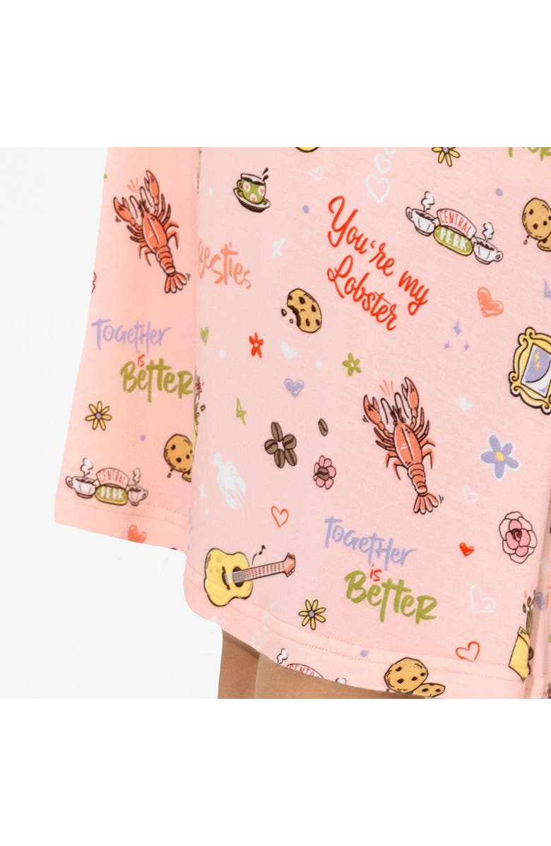 Bellabu Bear Kids' Friends You're My Lobster Short Sleeve Dress, Alternate, color, Friends: My Lobster