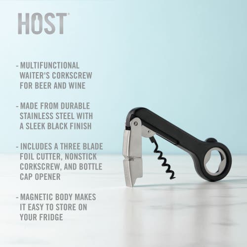Host Waiter's Corkscrew In Black