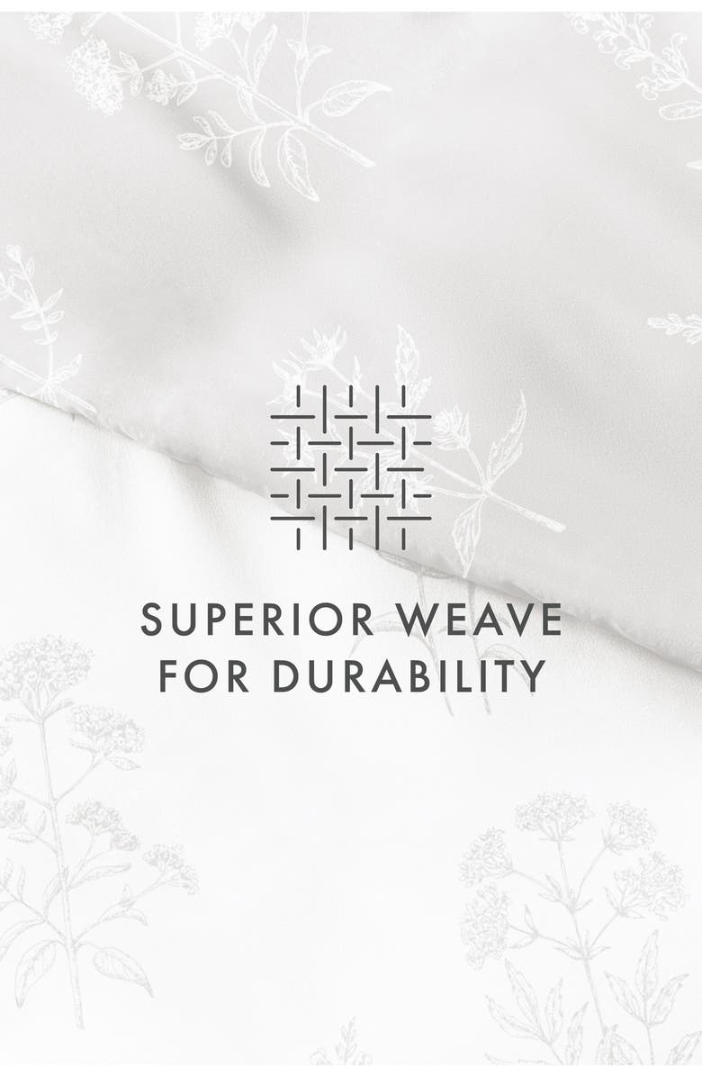 HOMESPUN HOME SPUN Home Collection Premium Ultra Duvet Set, Alternate, color, Light Gray