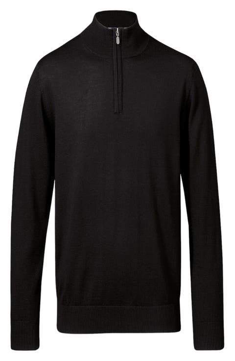 Pure Merino Zip Neck Sweater