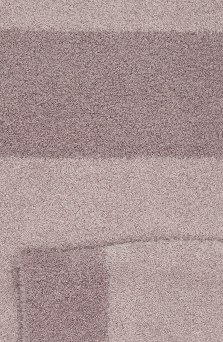 Barefoot Dreams<sup>®</sup> CozyChic<sup>®</sup> Block Stripe Throw Blanket, Alternate, color, Beach Rock