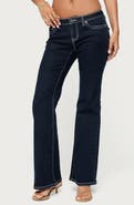 EDIKTED Louis Low Rise Flare Jeans