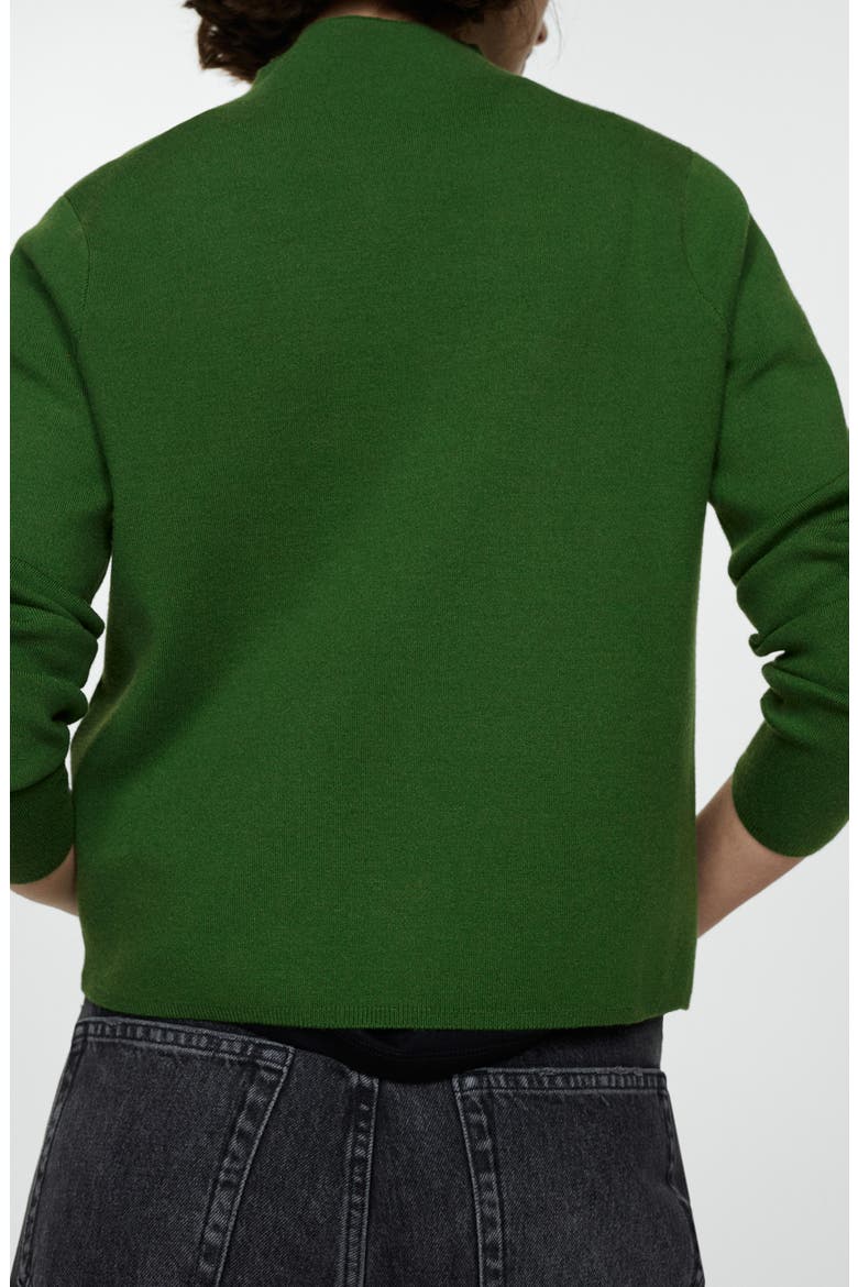 Chimney Mock Neck Sweater, Alternate, color, GREEN