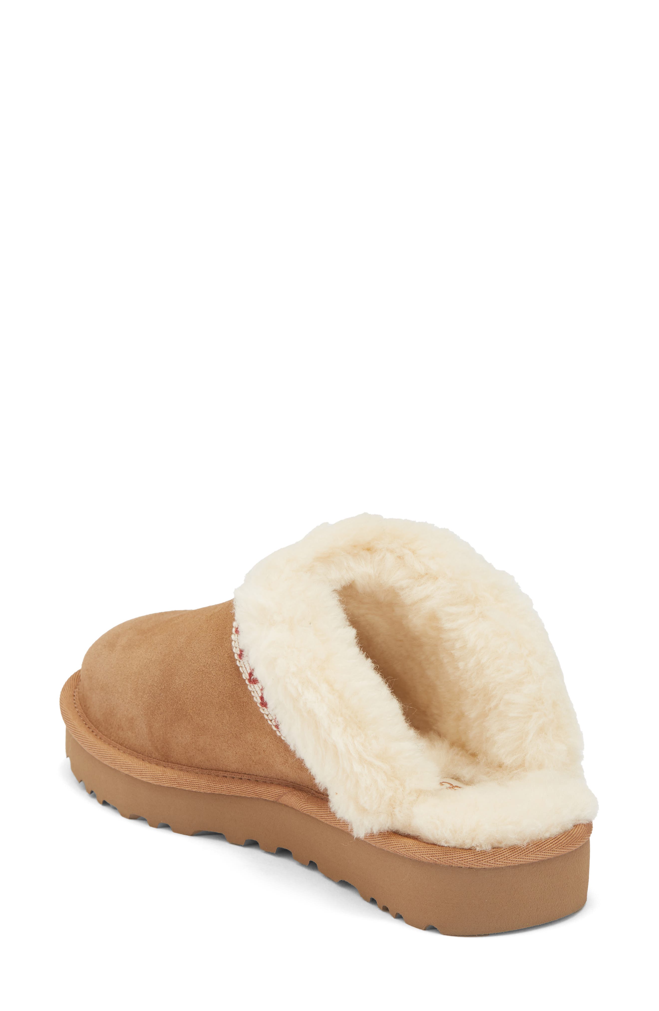 Taslyn Slipette UGGplush Scuff Slipper, Alternate, color, CHESTNUT