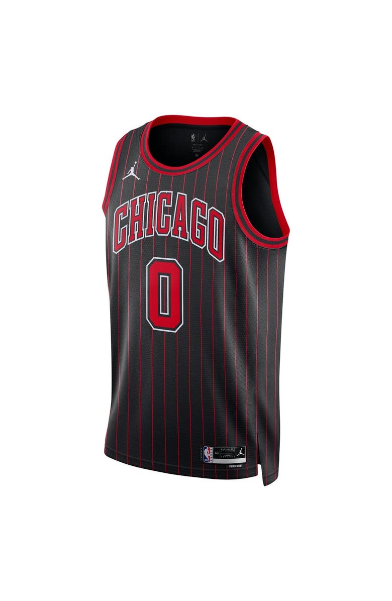 Jordan Brand Unisex Jordan Brand Coby White Black Chicago Bulls Swingman Jersey - Statement Edition, Alternate, color, Black