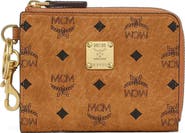 MCM Aren Card Pouch in Visetos