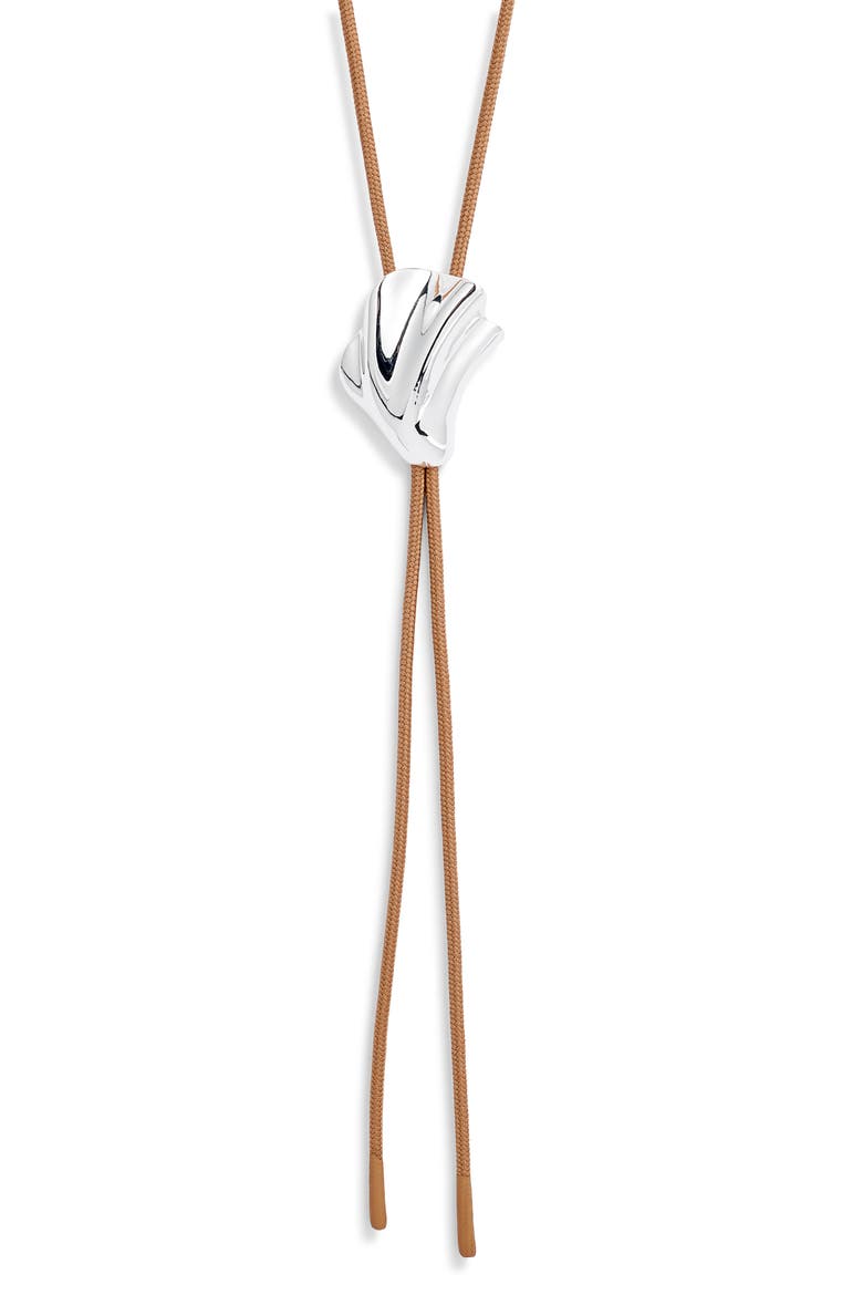 Lydia Bolo Tie, Main, color, HIGH POLISH SILVER