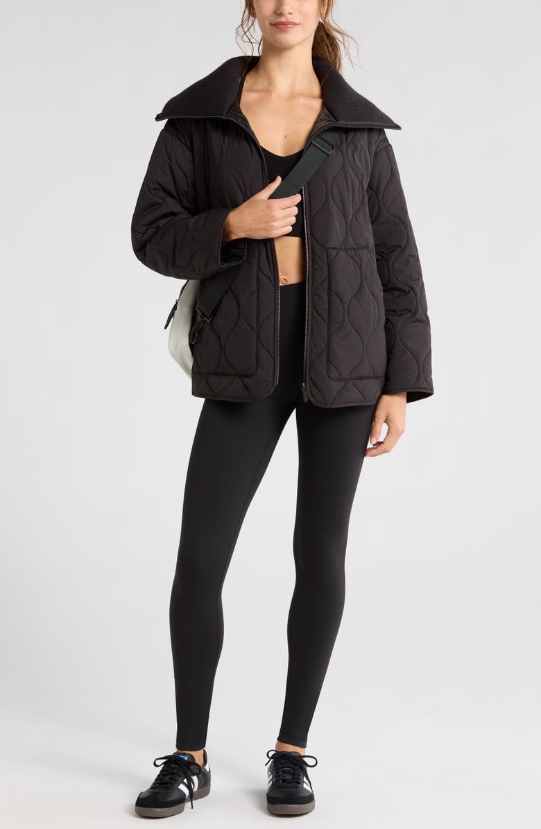 Zella Onion Quilted Jacket, Alternate, color,