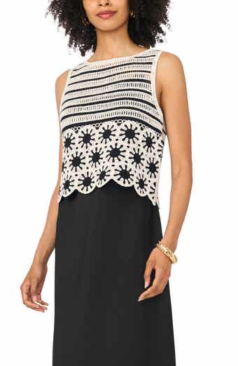 Crocheted Tank with Slipdress
