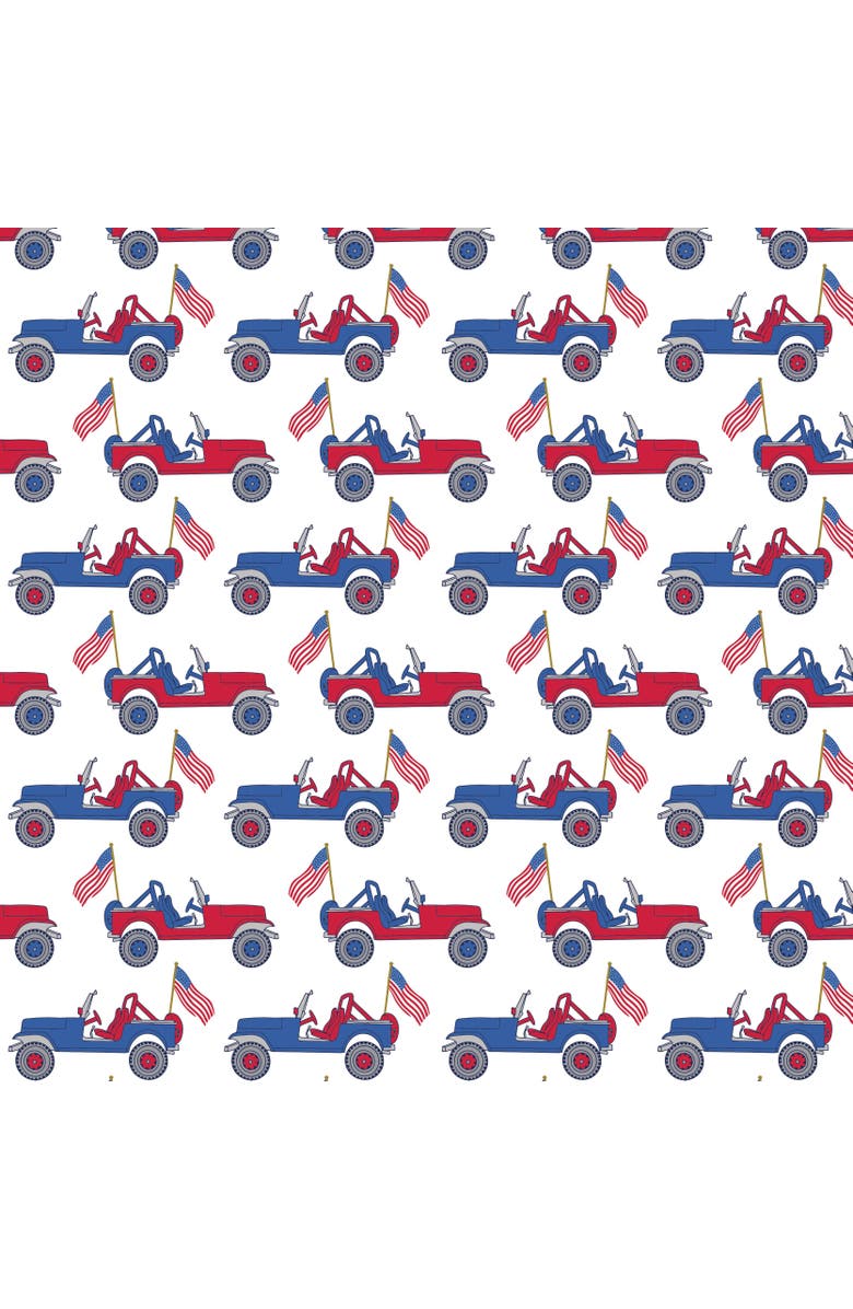 Lila and Hayes Walker Boys' Short Set, Alternate, color, Patriotic Jeeps