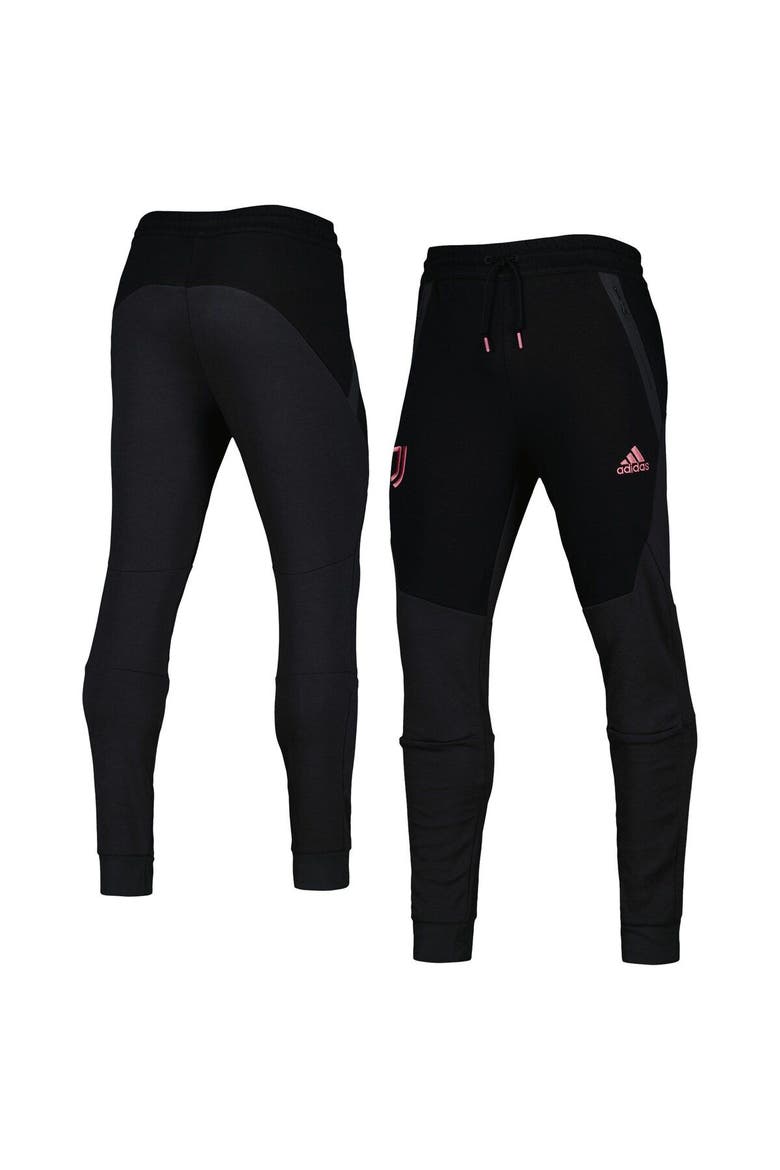 Men's adidas Black Juventus Travel Pants, Main, color, Black