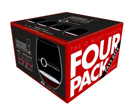 O Cabernet/Merlot Wine Tumbler, Set of 4