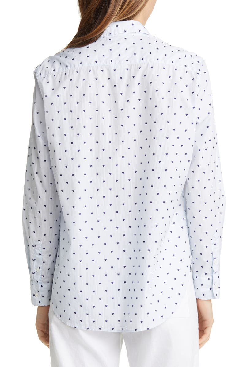 Frank & Eileen Eileen Heart Print Relaxed Button-Up Shirt, Alternate, color, 