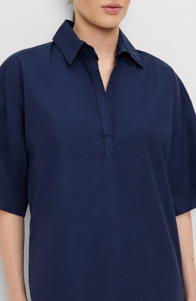 Michael Stars Cotton Mini Shirtdress, Alternate, color, Nocturnal