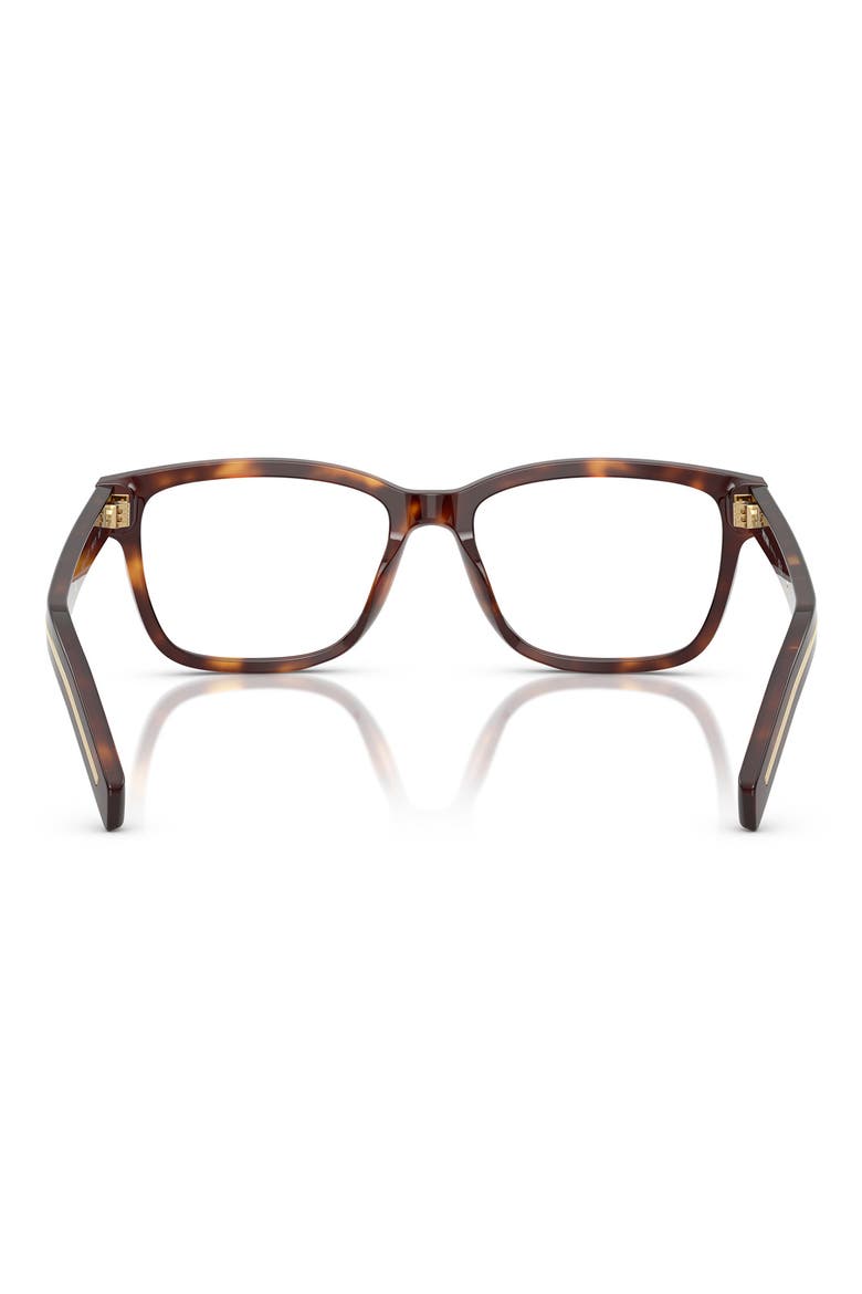 55mm Rectangular Optical Glasses, Alternate, color, HAVANA