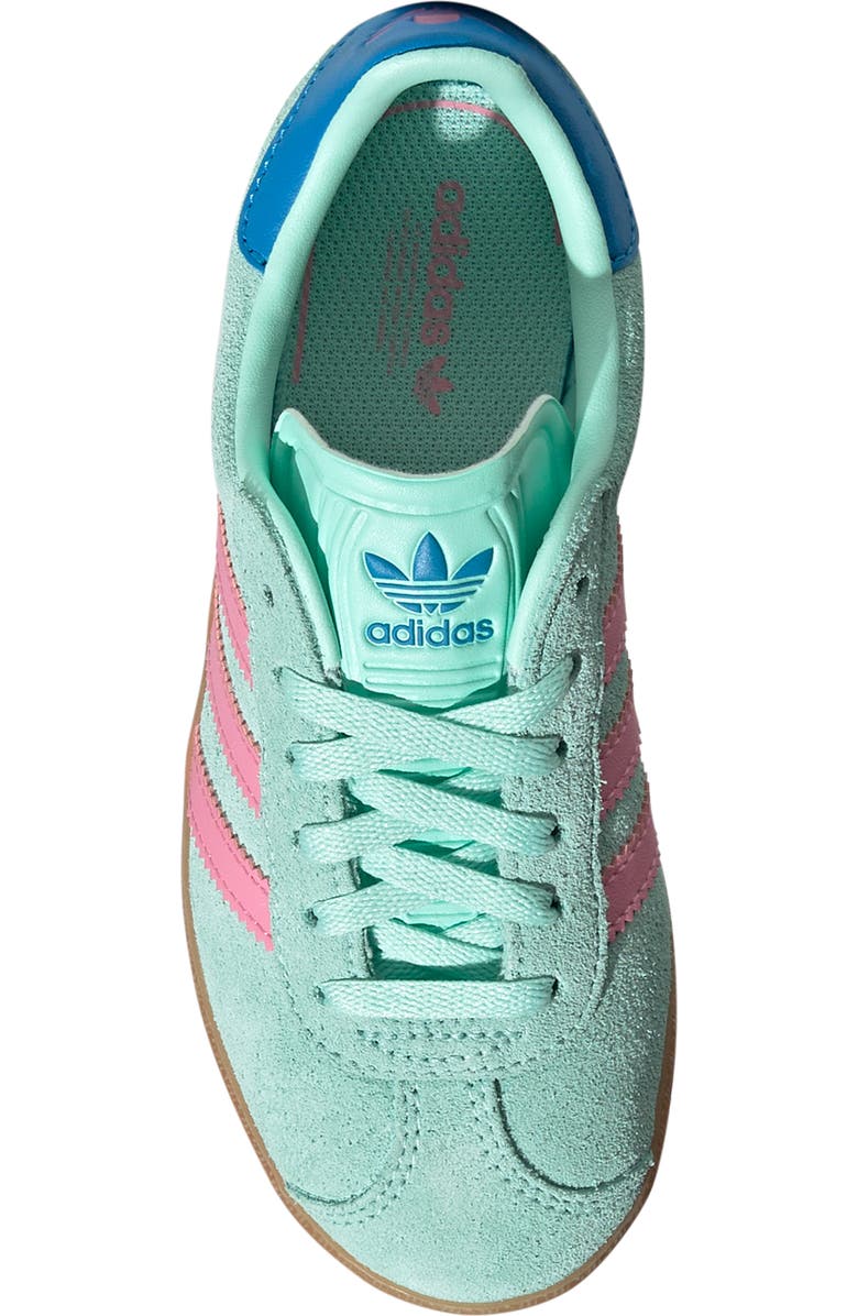 adidas Kids' Gazelle Sneaker, Alternate, color, Clear Mint