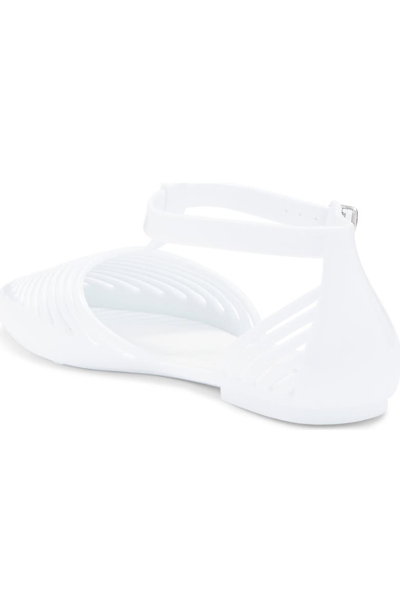 Jeffrey Campbell Squeaky Jelly Flat, Alternate, color, White