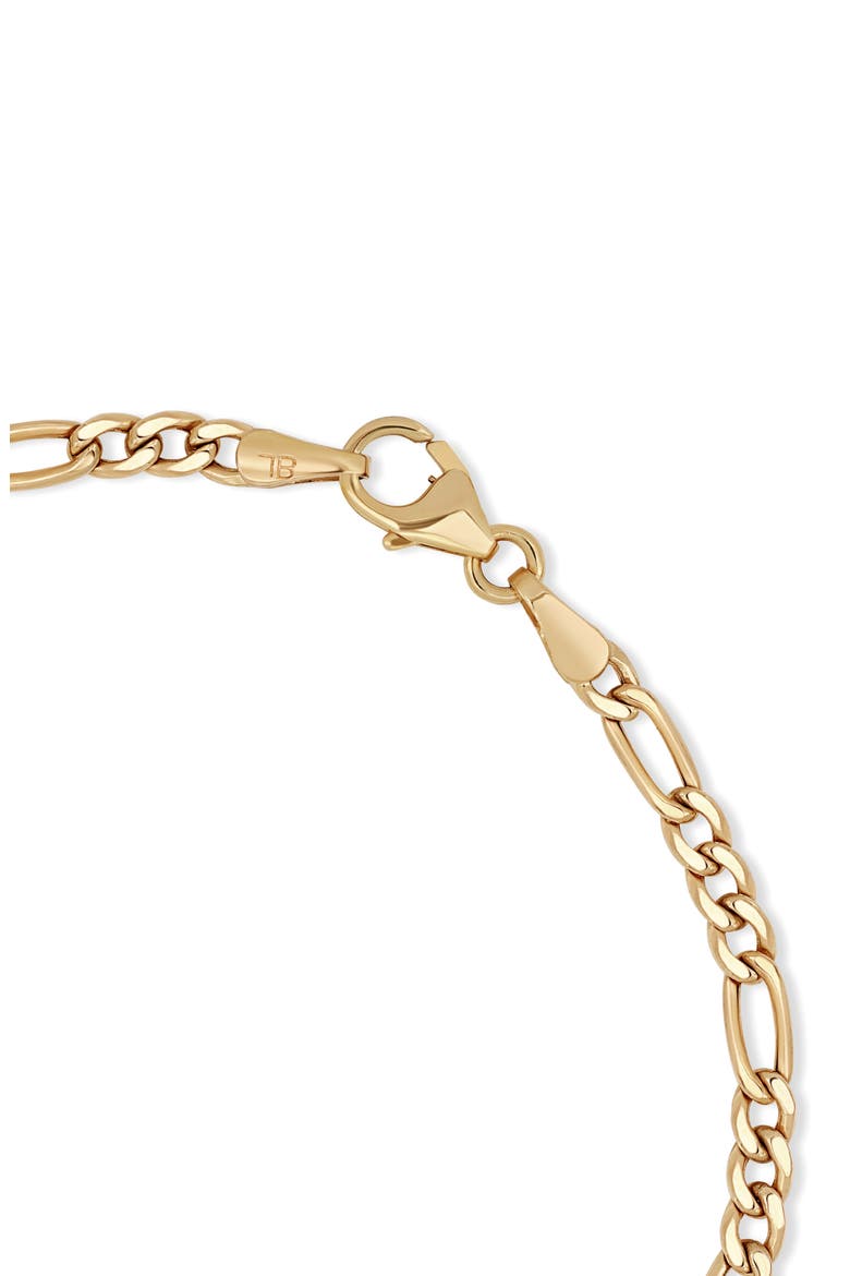 Fiagro 14K Gold Chain Bracelet, Alternate, color, YELLOW