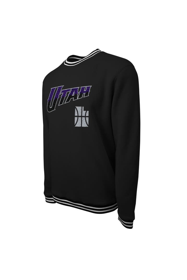 Unisex Stadium Essentials Black Utah Jazz 2023/24 City Edition Club Level Pullover Sweatshirt, Alternate, color, Black