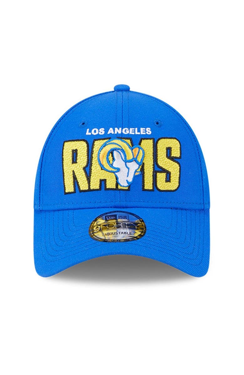 New Era Men's New Era Royal Los Angeles Rams 2023 NFL Draft 9FORTY Adjustable Hat, Alternate, color, 