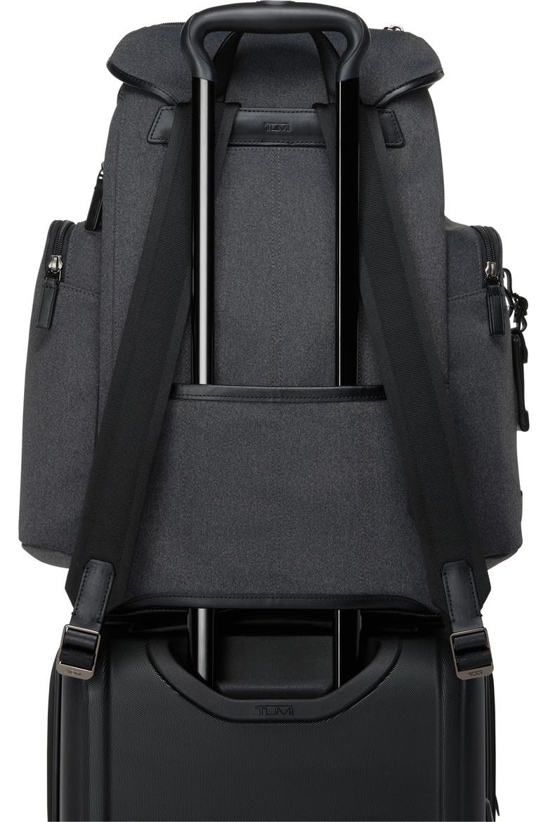 tumi backpack harrison Warren ShopCGX This backpack is ideal for professionals who want a refined bag that fits office life and travel TUMI Harrison Griffen Flap Backpack