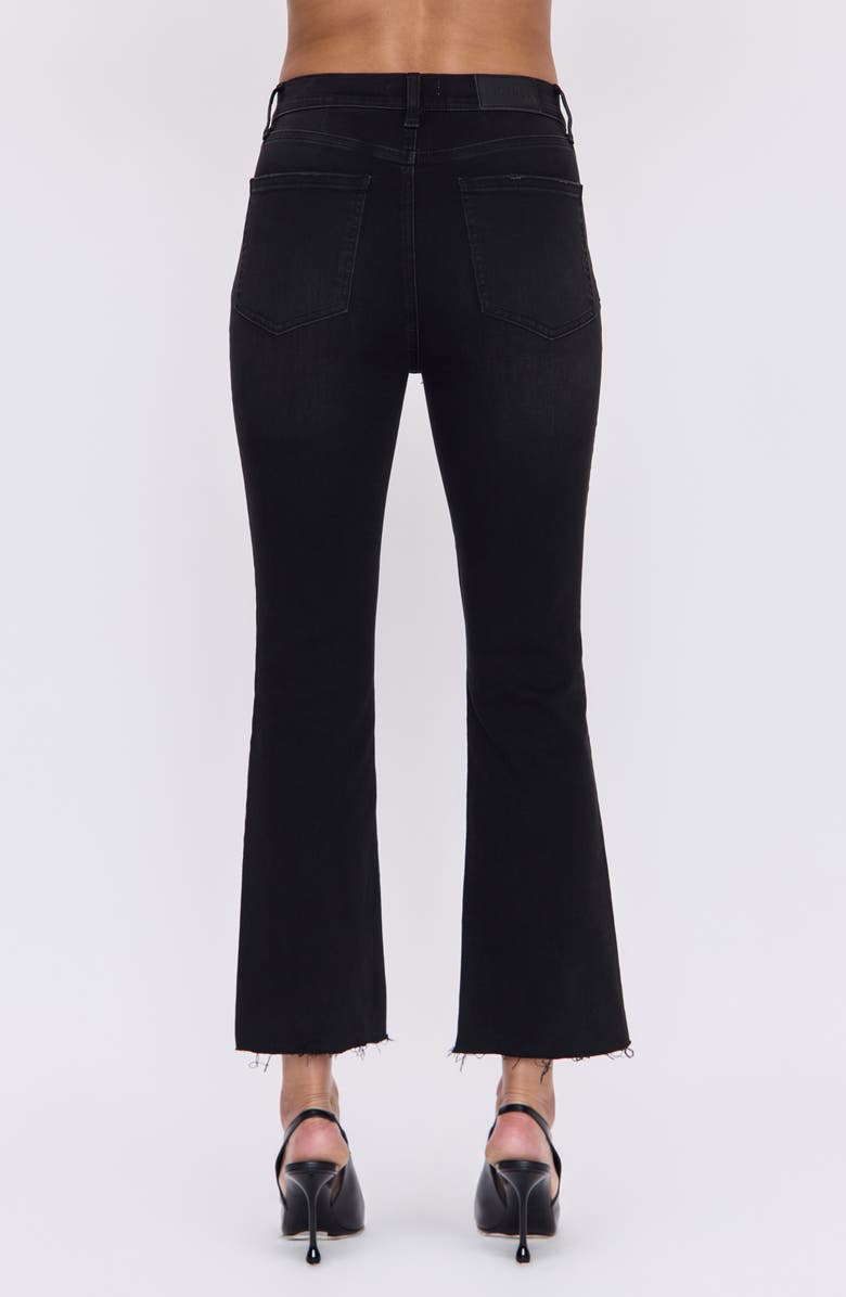 Lennon Raw Hem High Waist Crop Bootcut Jeans