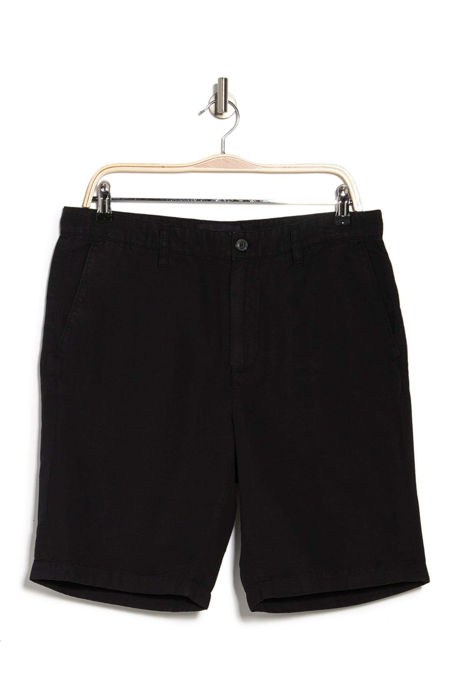 Linen Rack Card John Varvatos Star USA Robbie Linen Blend Shorts (Men) | Nordstromrack