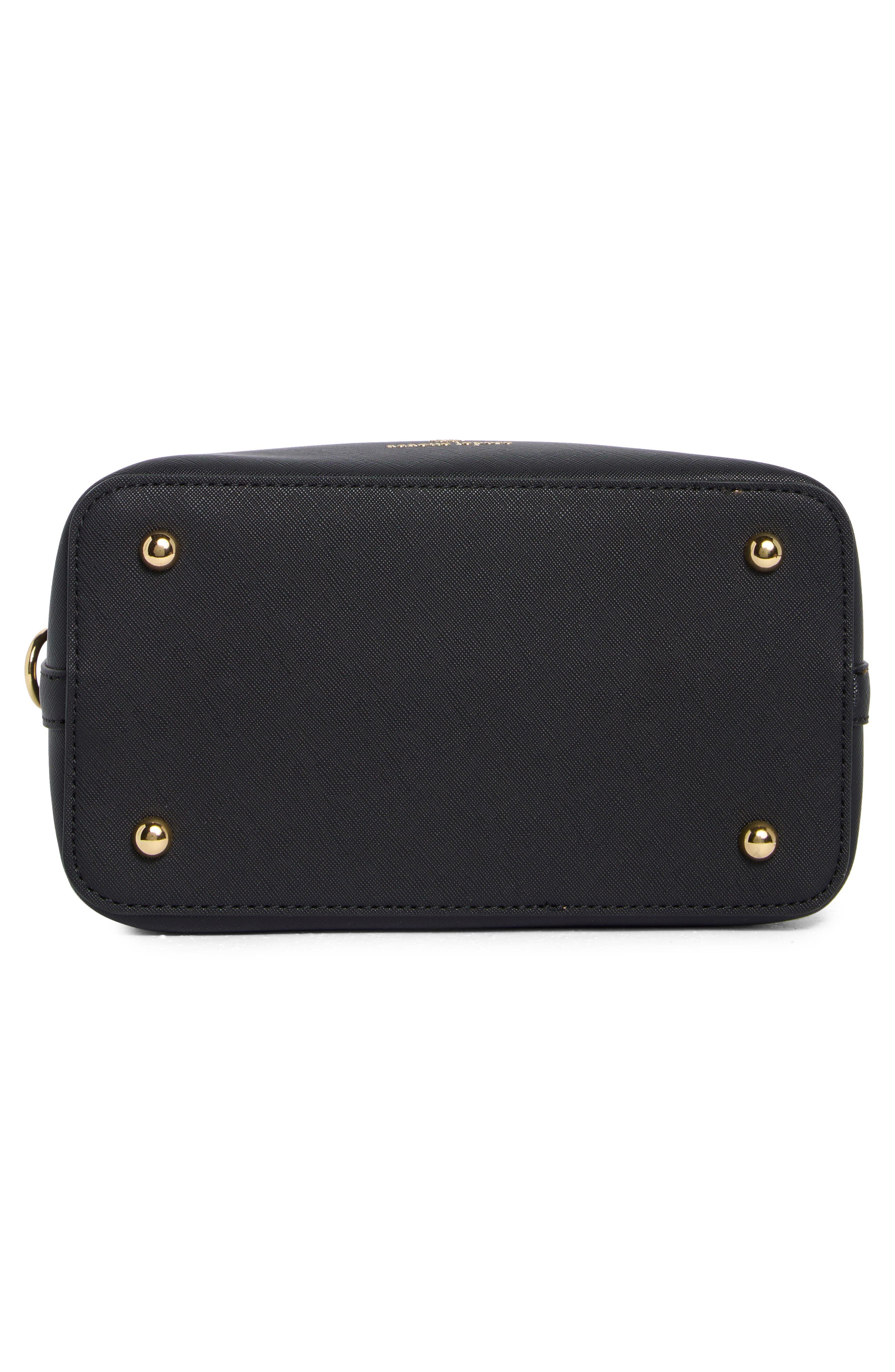 Nanette Lepore Kamilah Front Tie Bucket Bag, Alternate, color, Black - Taupe