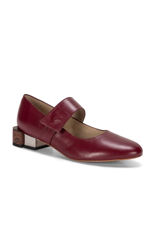 Chris Donovan Footwear Fable Mary Jane In Burgundy