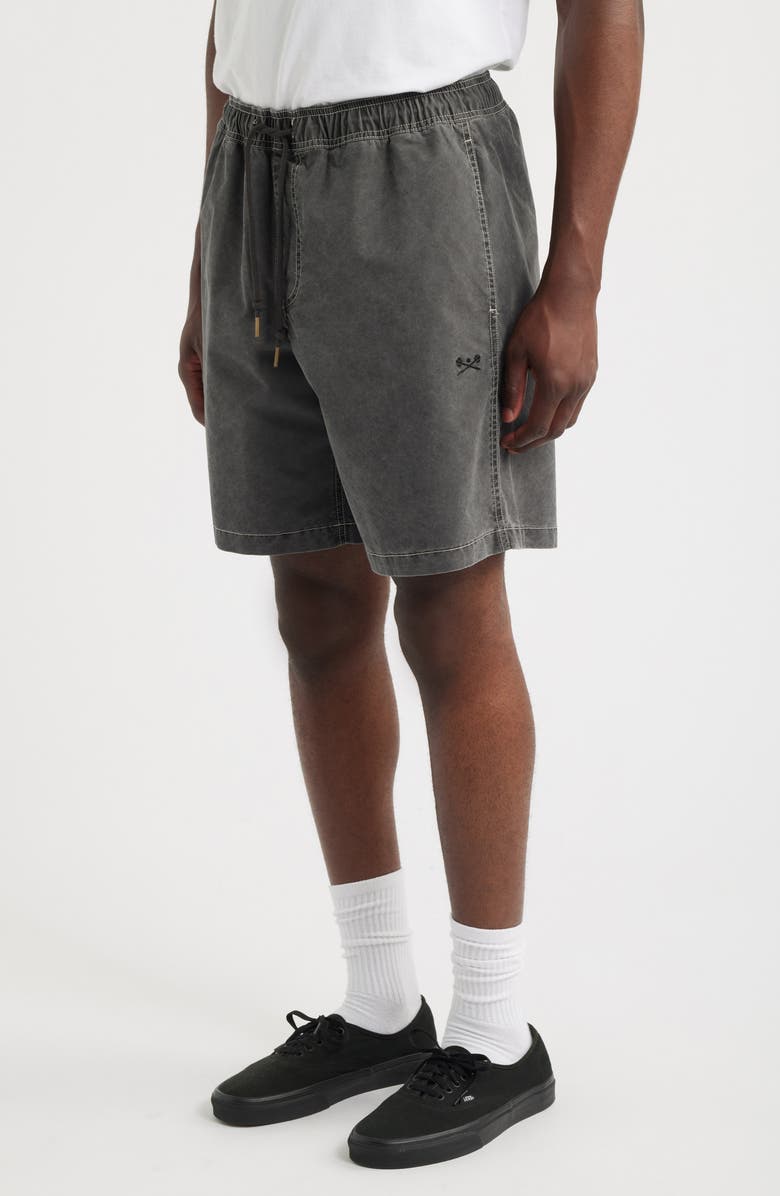 DARK SEAS Jessup Drawstring Shorts, Alternate, color, Black