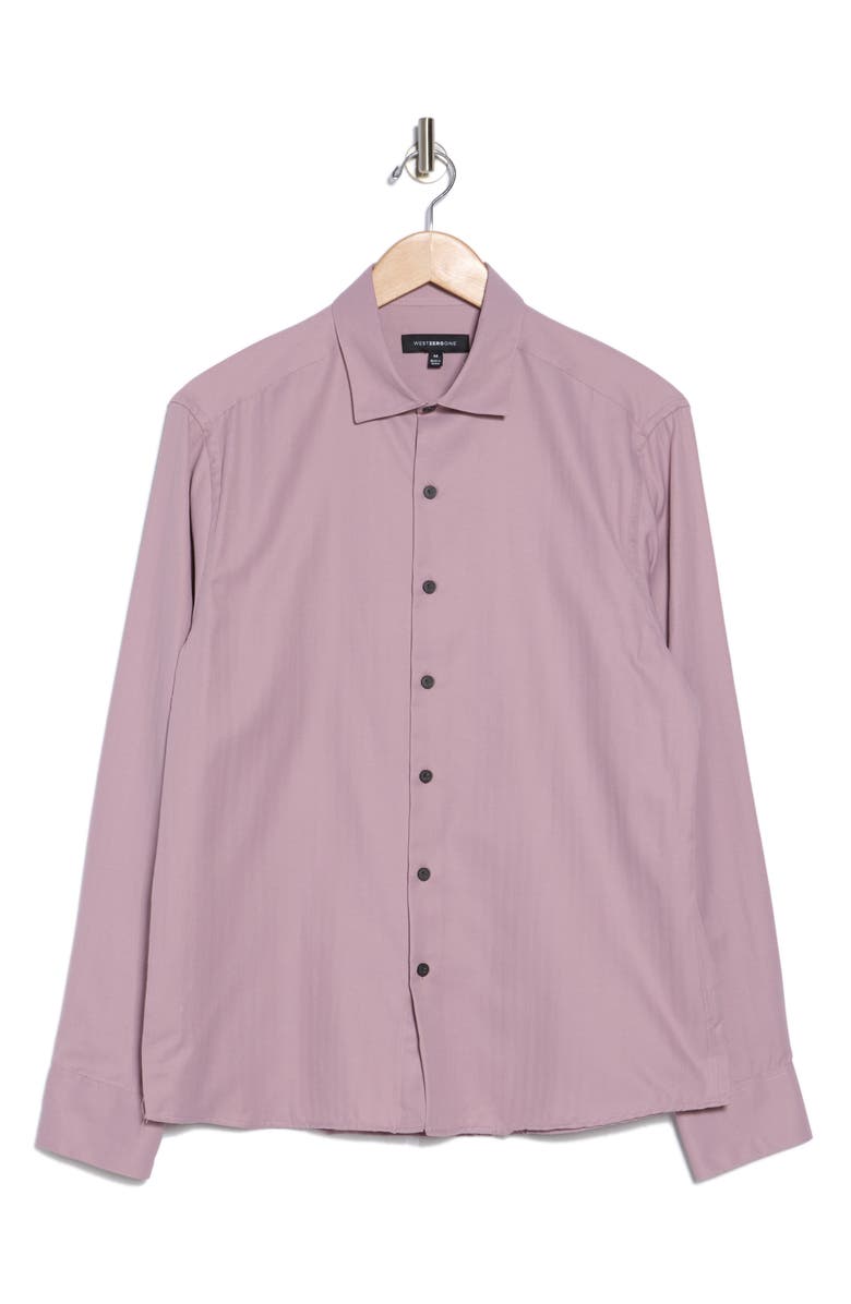 WESTZEROONE Baylor Button-Up Shirt, Alternate, color, Elderberry